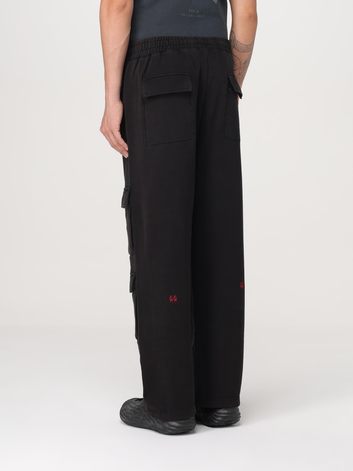 44 LABEL GROUP PANTS: Pants men 44 Label Group, Black - Img 3