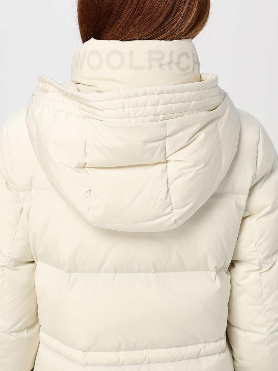 WOOLRICH CAPPOTTO: Piumino Woolrich in nylon trapuntato , Crema - Img 4