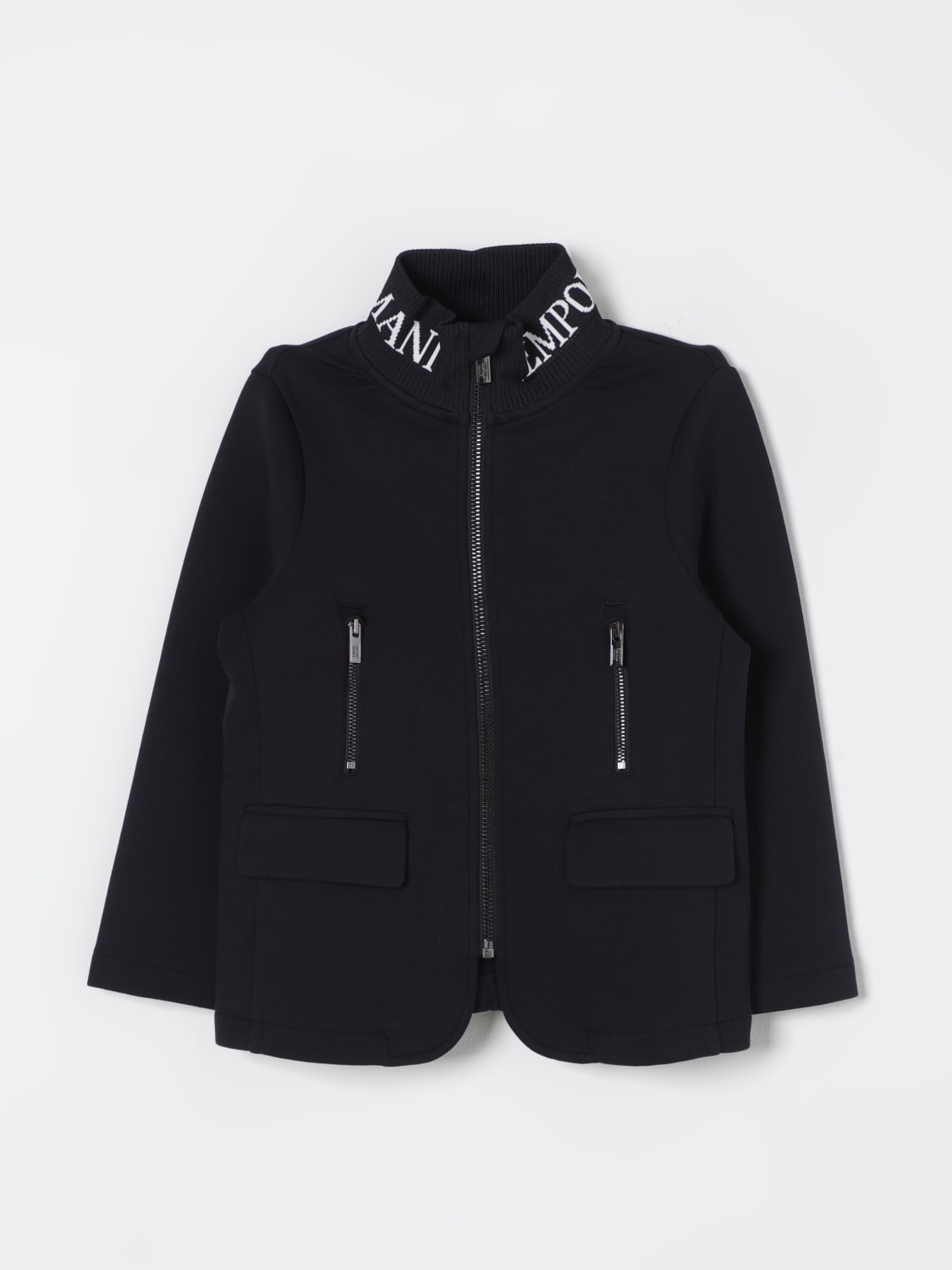 Kids armani coat clearance