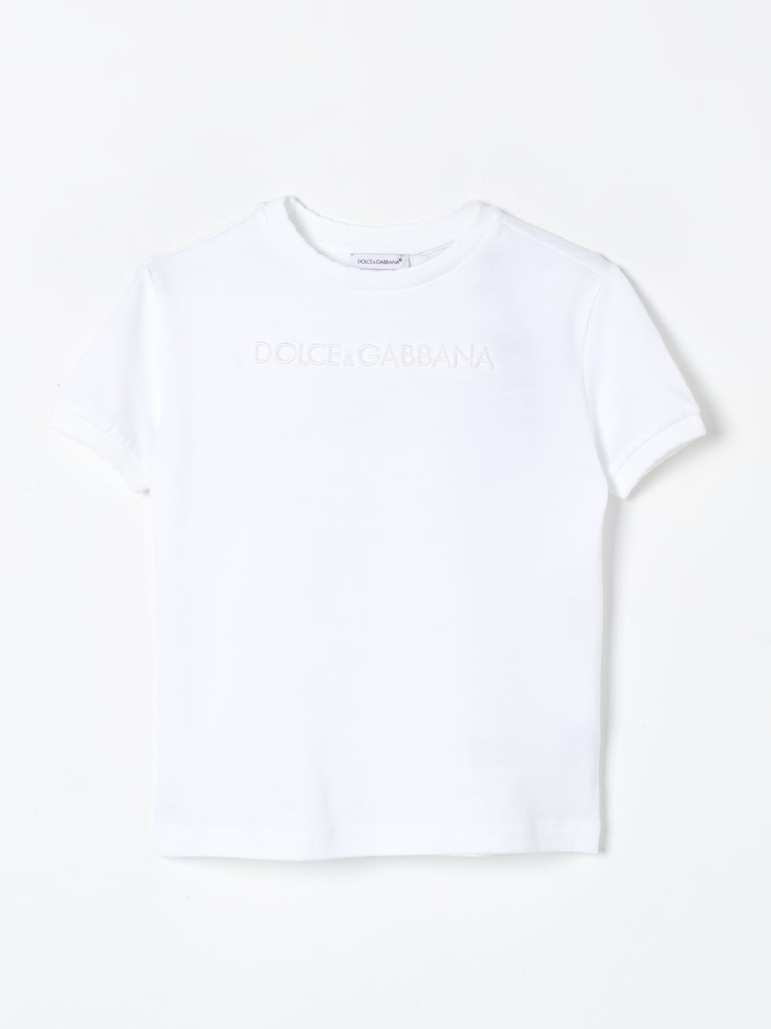 DOLCE & GABBANA T-SHIRT: T-shirt kids Dolce & Gabbana, White - Img 1