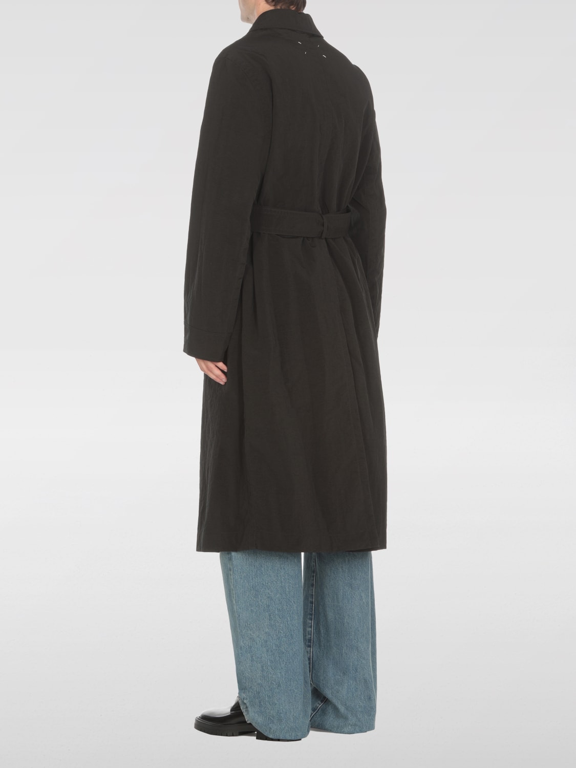 MAISON MARGIELA TRENCH COAT: Maison Margiela men's trench coat, Black - Img 3