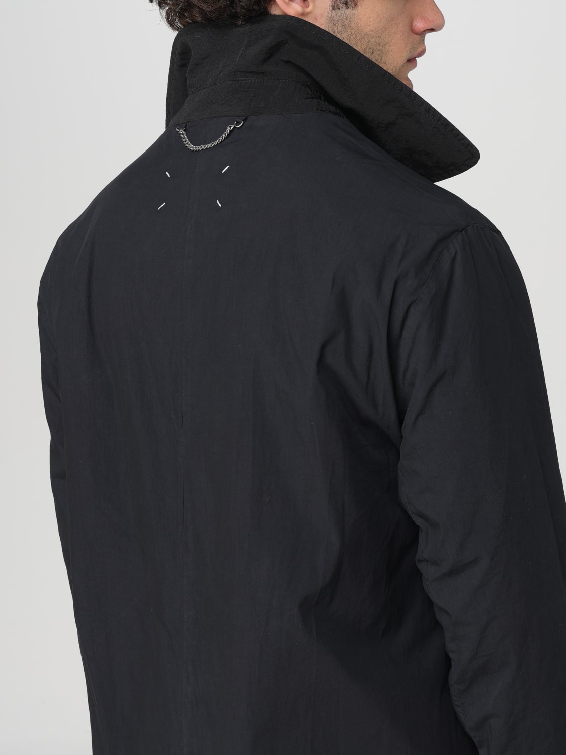 MAISON MARGIELA TRENCH COAT: Maison Margiela men's trench coat, Black - Img 5