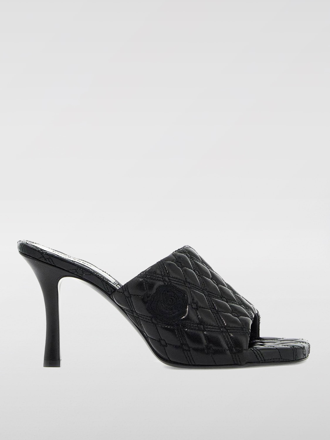 BURBERRY HEELED SANDALS: Shoes woman Burberry, Black - Img 1