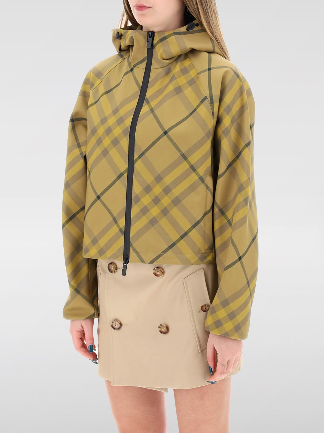 Burberry jacket womens fashion yellow