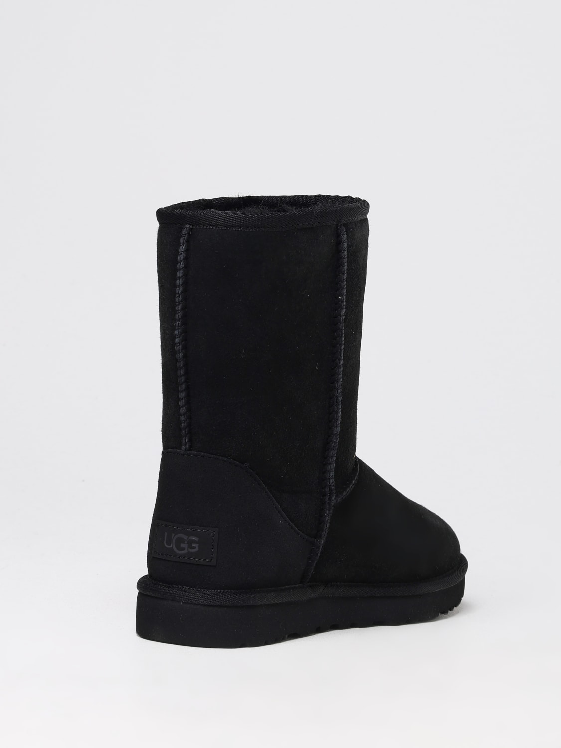 UGG STIVALI: Stivaletto Classic Short II UGG in camoscio , Nero - Img 3