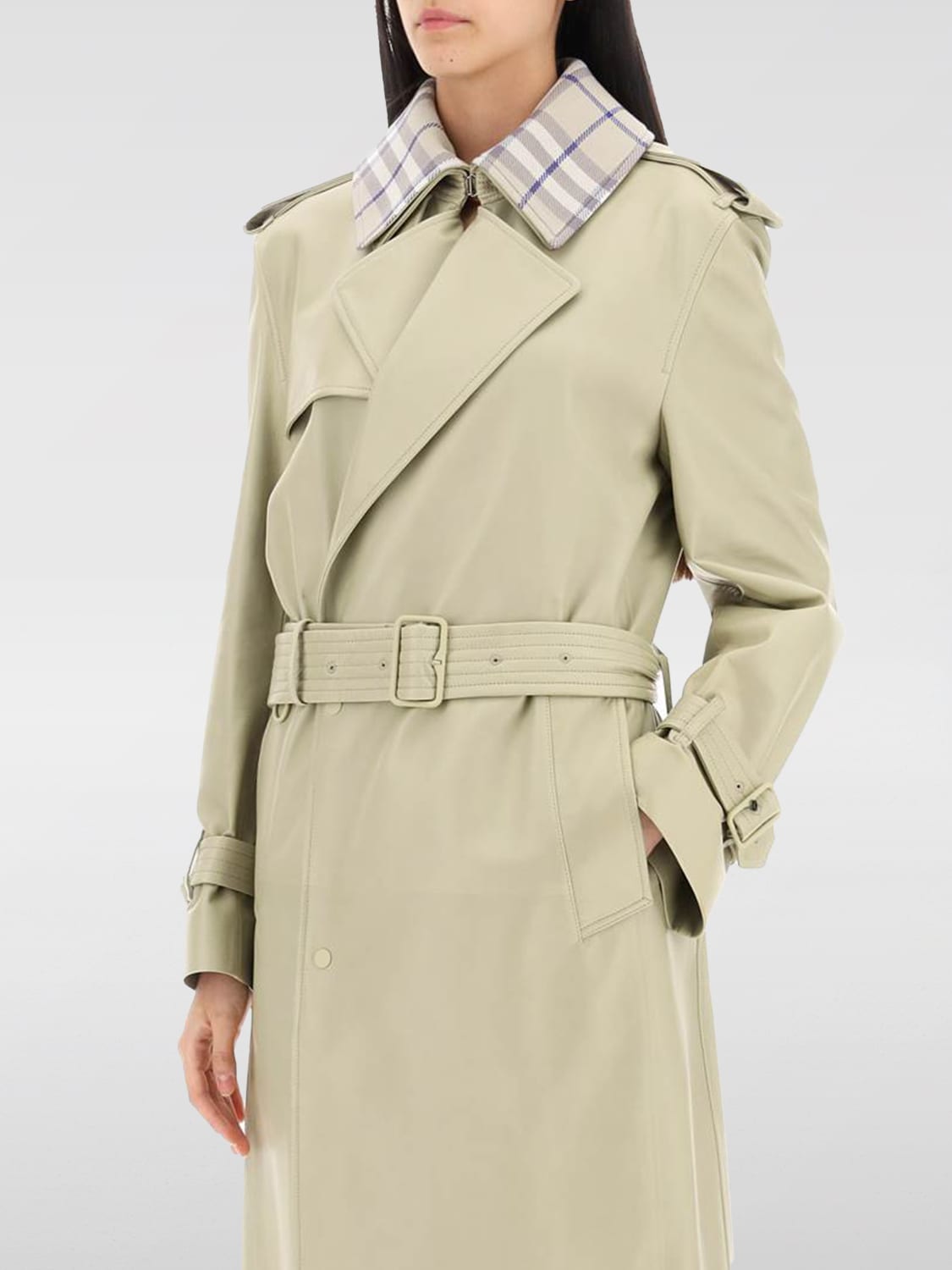 BURBERRY TRENCH COAT: Burberry women's trench coat, Safari - Img 3