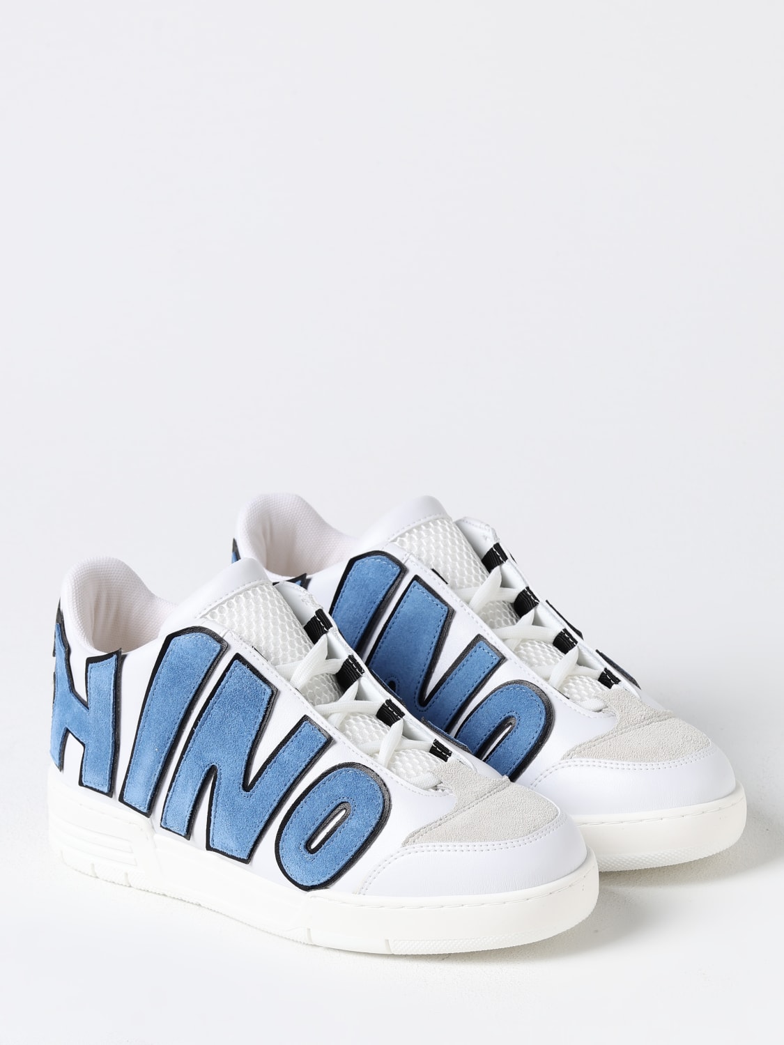 MOSCHINO COUTURE SNEAKERS: Sneakers men Moschino Couture, White - Img 2