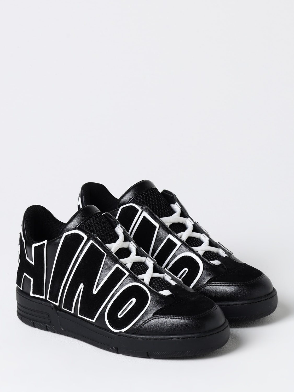 MOSCHINO COUTURE SNEAKERS: Sneakers men Moschino Couture, Black - Img 2