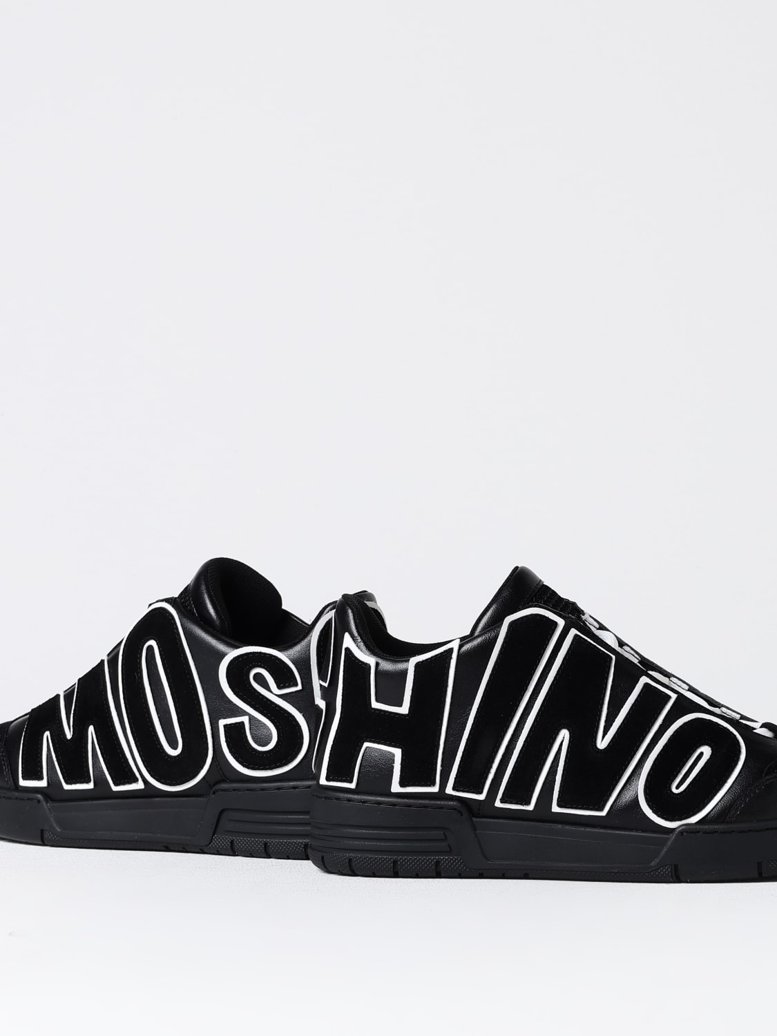 MOSCHINO COUTURE SNEAKERS: Sneakers men Moschino Couture, Black - Img 4