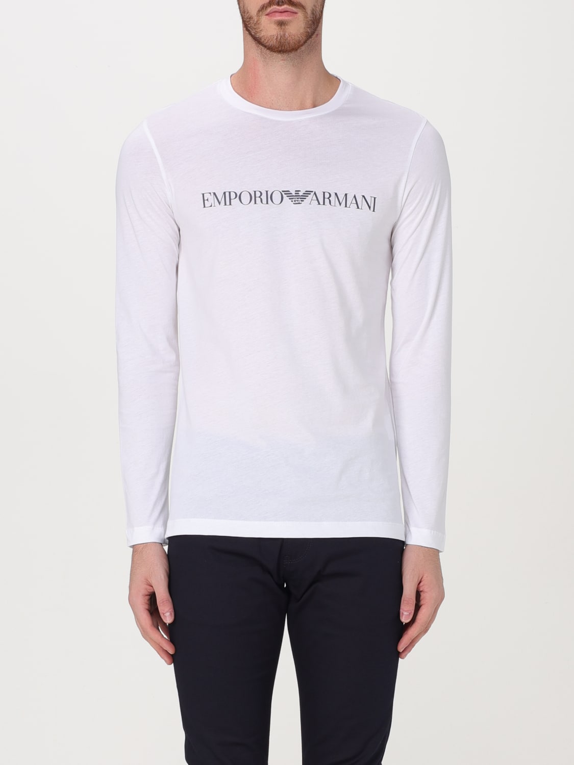 Giglio T-shirt Emporio Armani in cotone con stampa logo