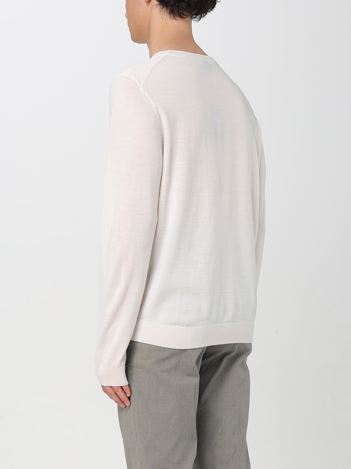 BOSS SWEATER: Sweater men Boss, White - Img 2