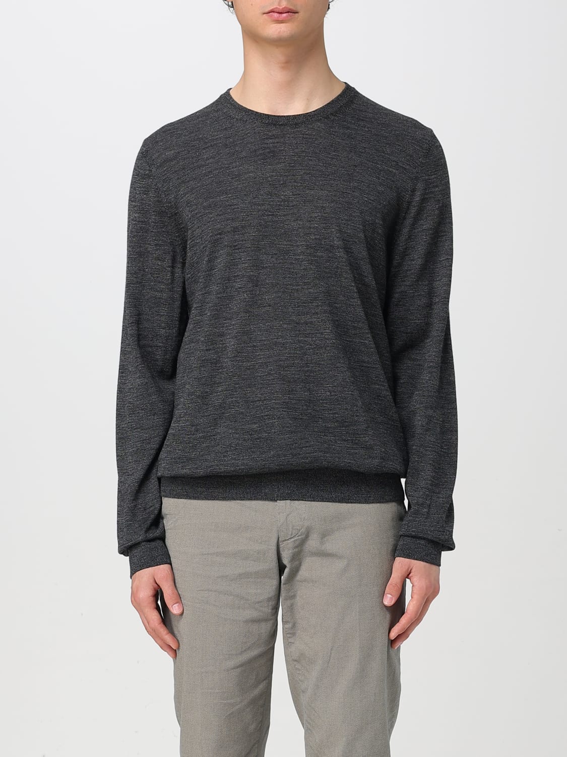 BOSS SWEATER: Sweater men Boss, Mouse Grey - Img 1