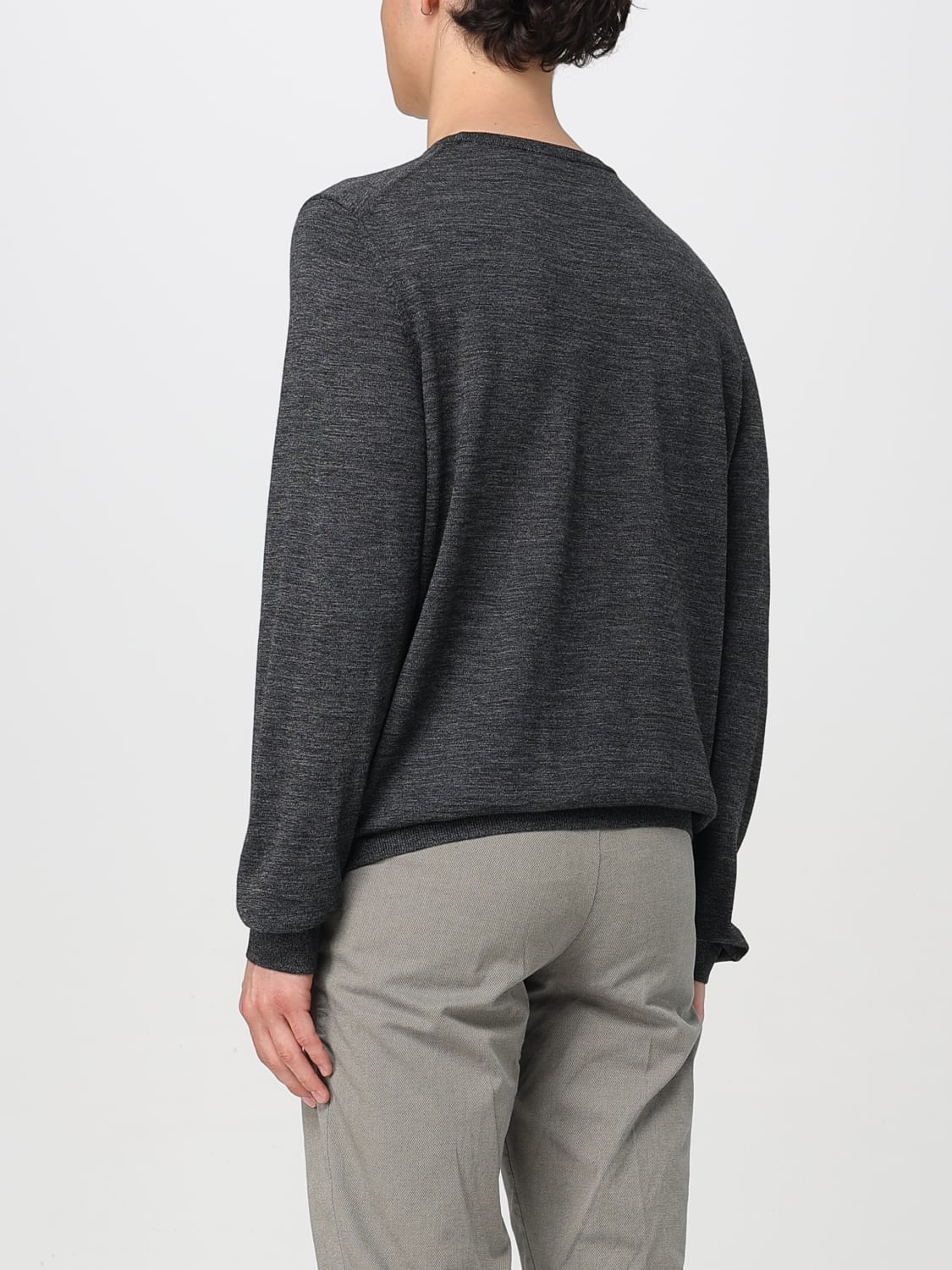 BOSS SWEATER: Sweater men Boss, Mouse Grey - Img 2