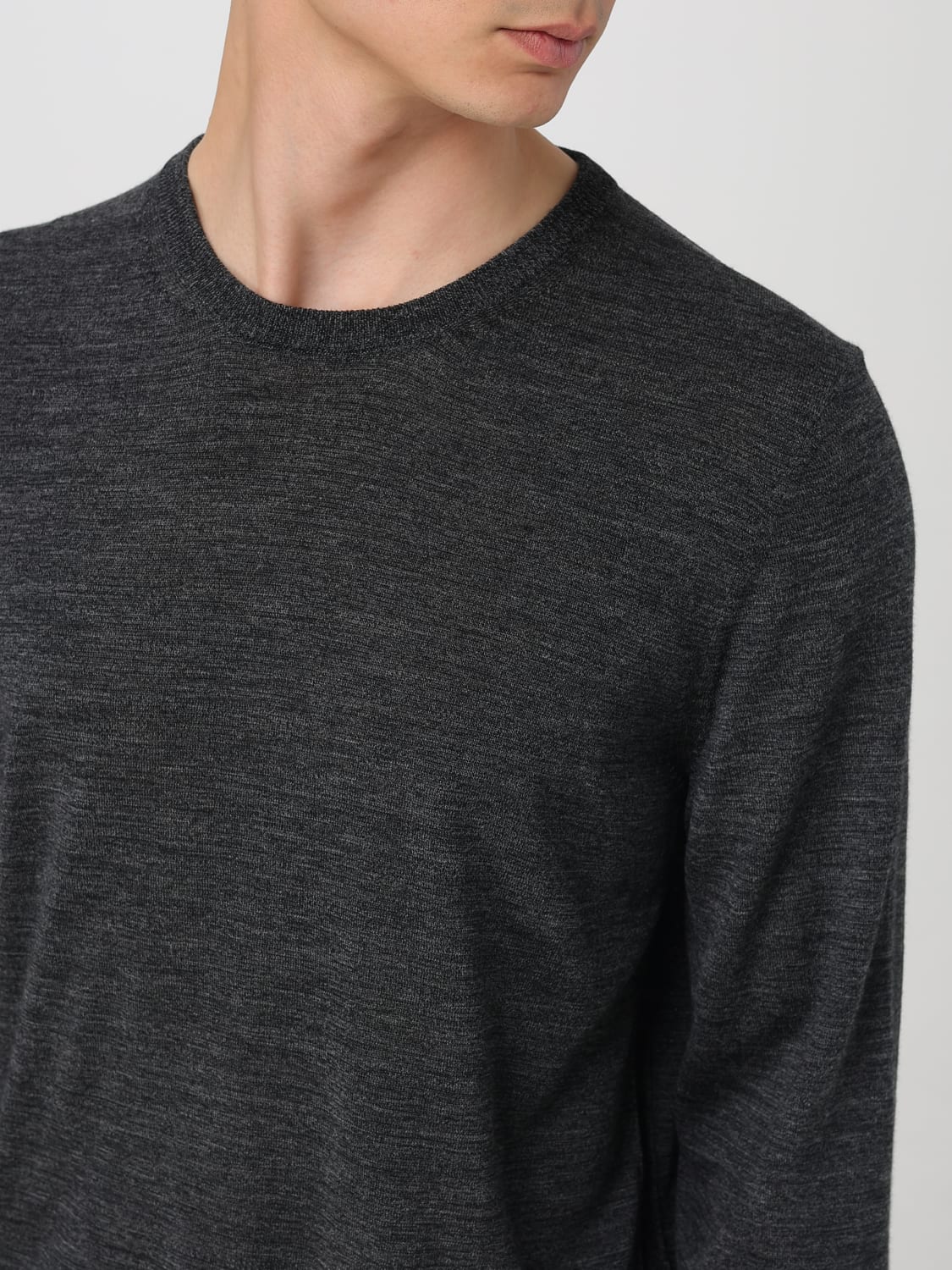 BOSS SWEATER: Sweater men Boss, Mouse Grey - Img 3