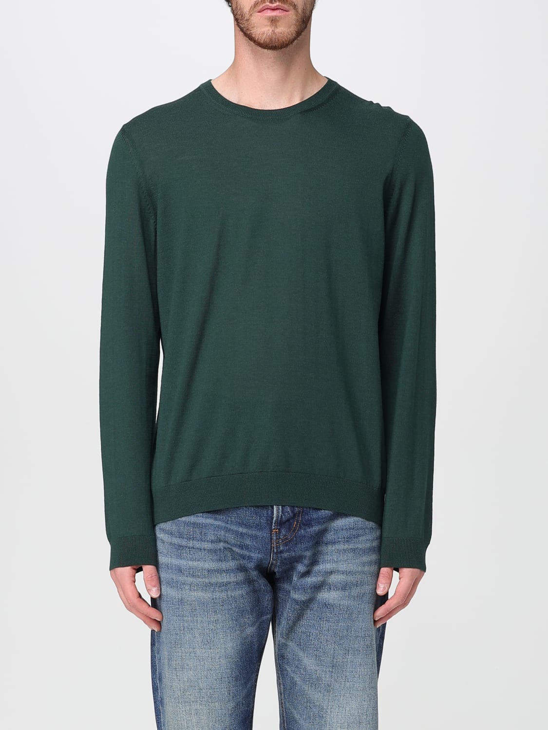 BOSS SWEATER: Sweater men Boss, Bottle Green - Img 1