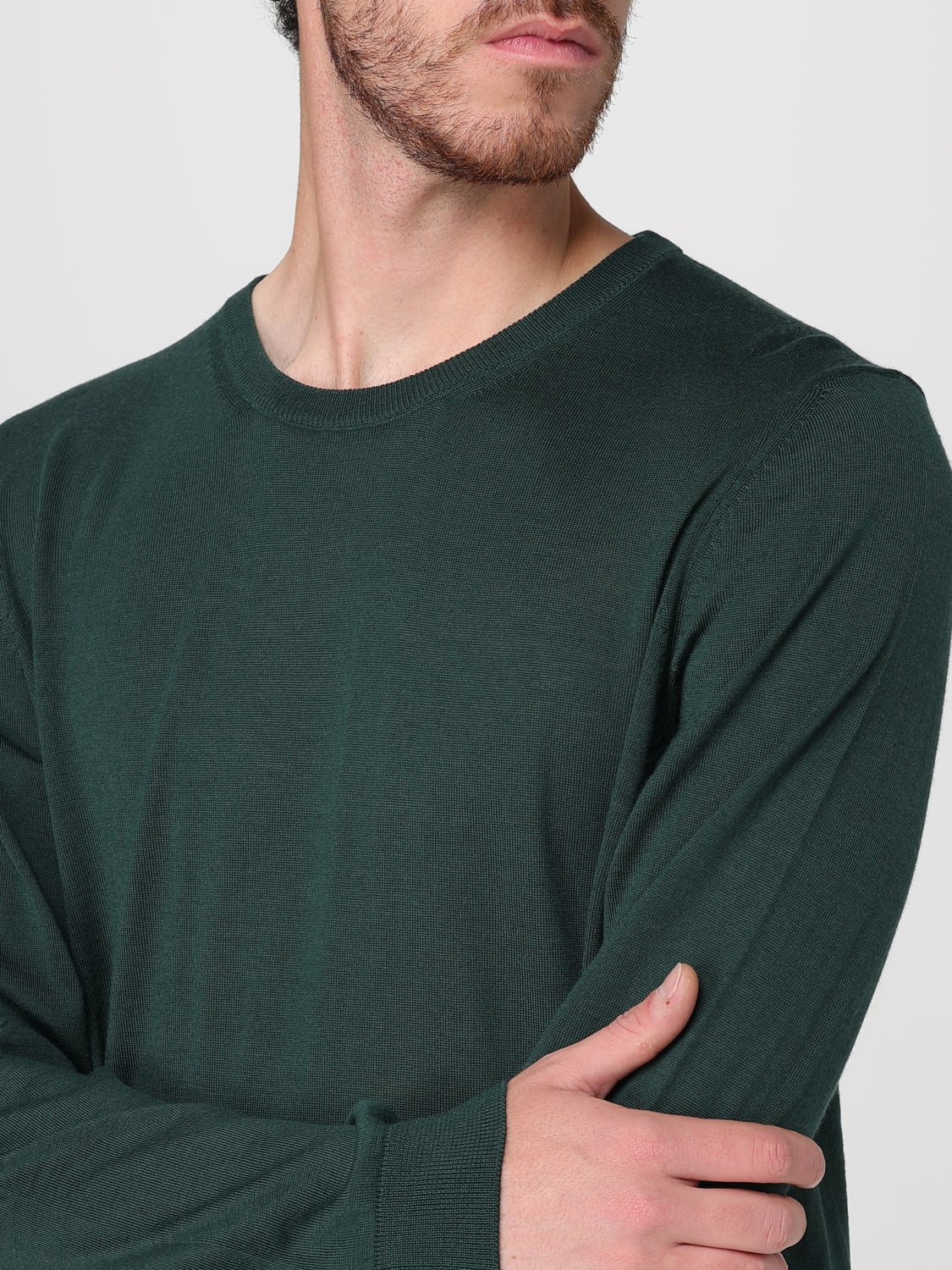 BOSS SWEATER: Sweater men Boss, Bottle Green - Img 3