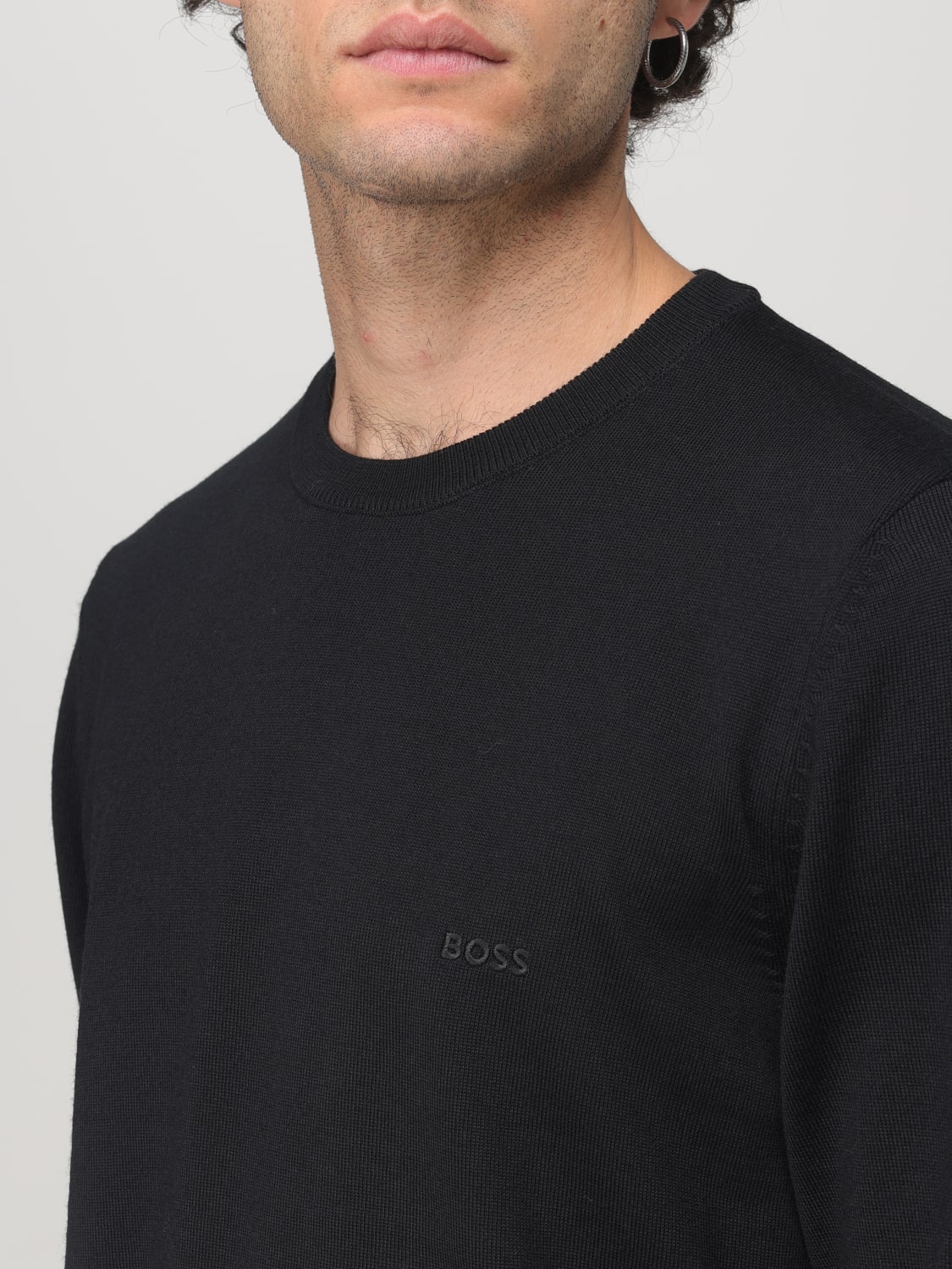 BOSS SWEATER: Sweater men Boss, Black - Img 3