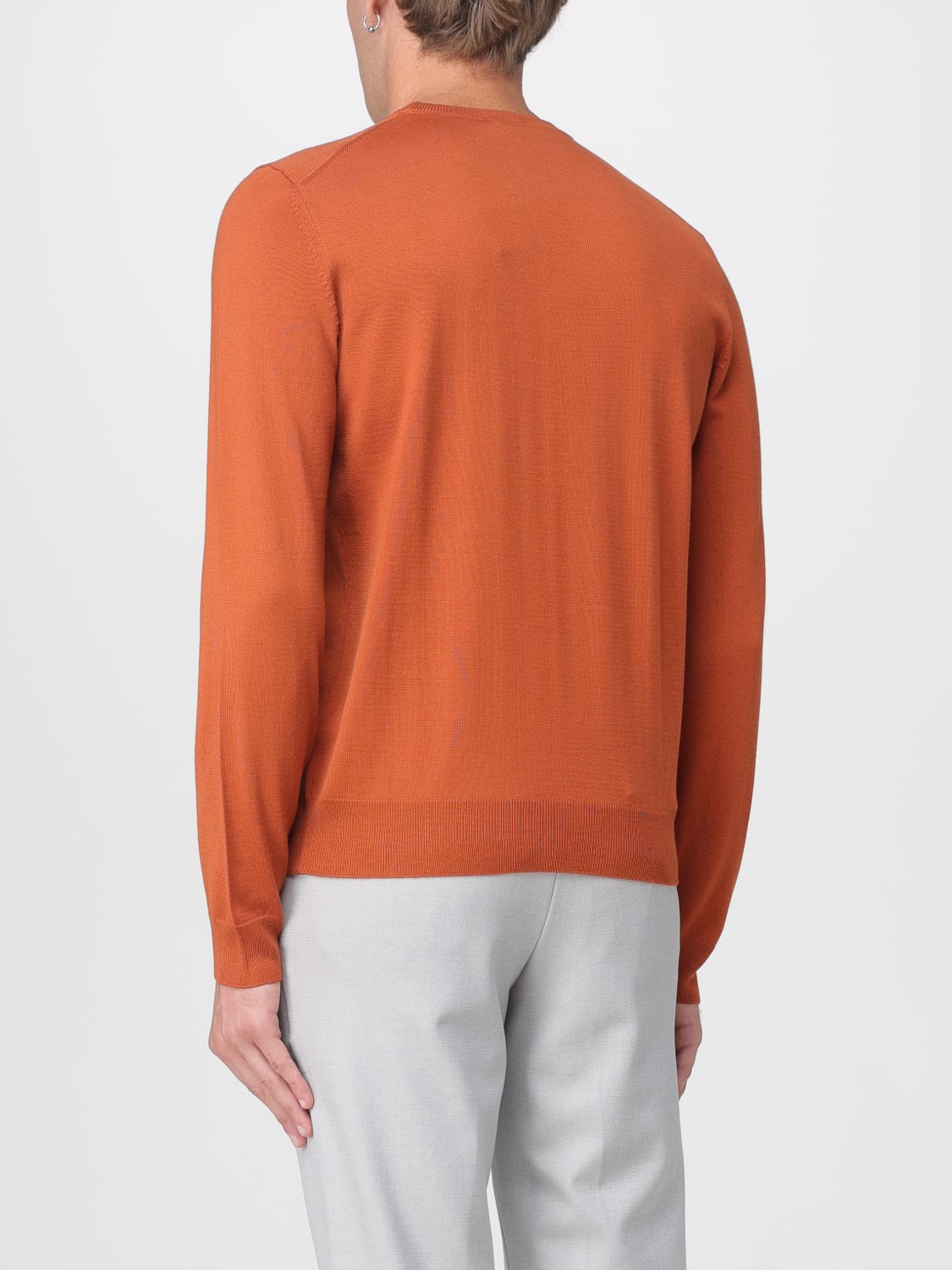 BOSS SWEATER: Sweater men Boss, Orange - Img 2