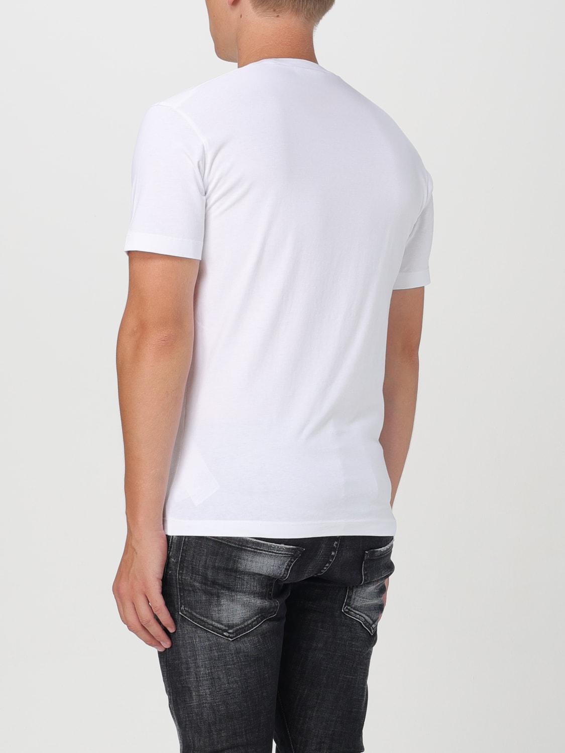 DSQUARED2 T-SHIRT: T-shirt homme Dsquared2, Blanc - Img 2