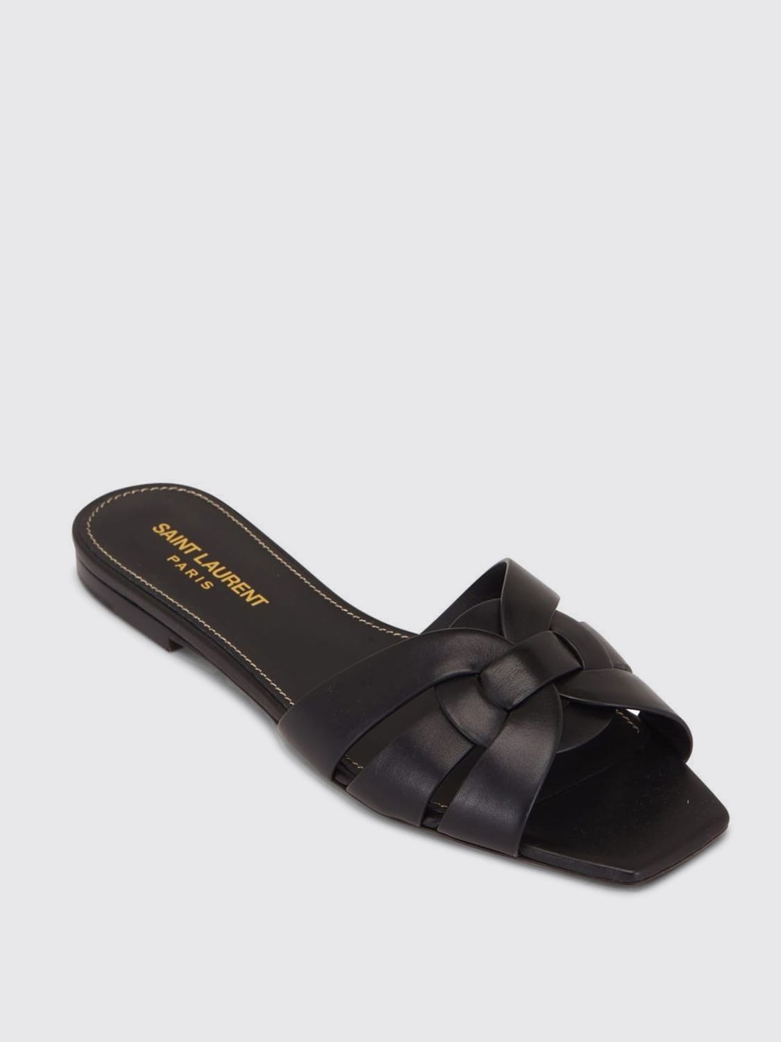 SAINT LAURENT HEELED SANDAL: Shoes woman Saint Laurent, Black - Img 3