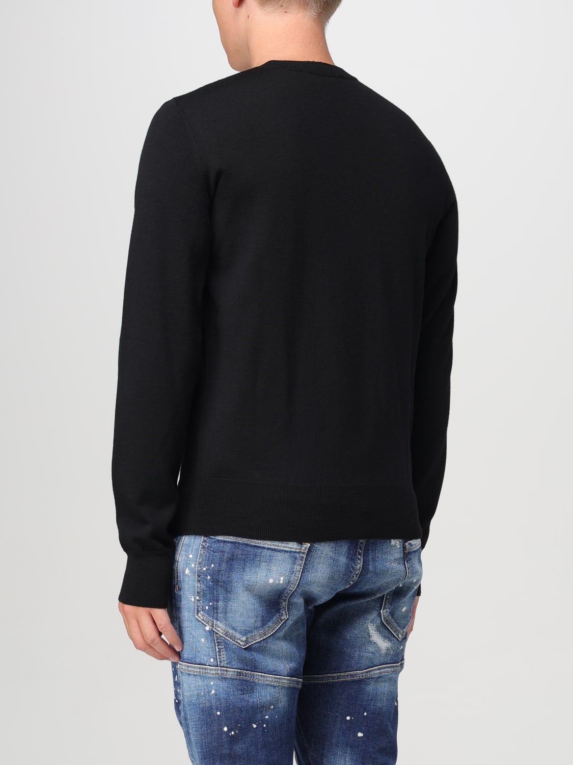 DSQUARED2 SWEATER: Sweater men Dsquared2, Black - Img 2