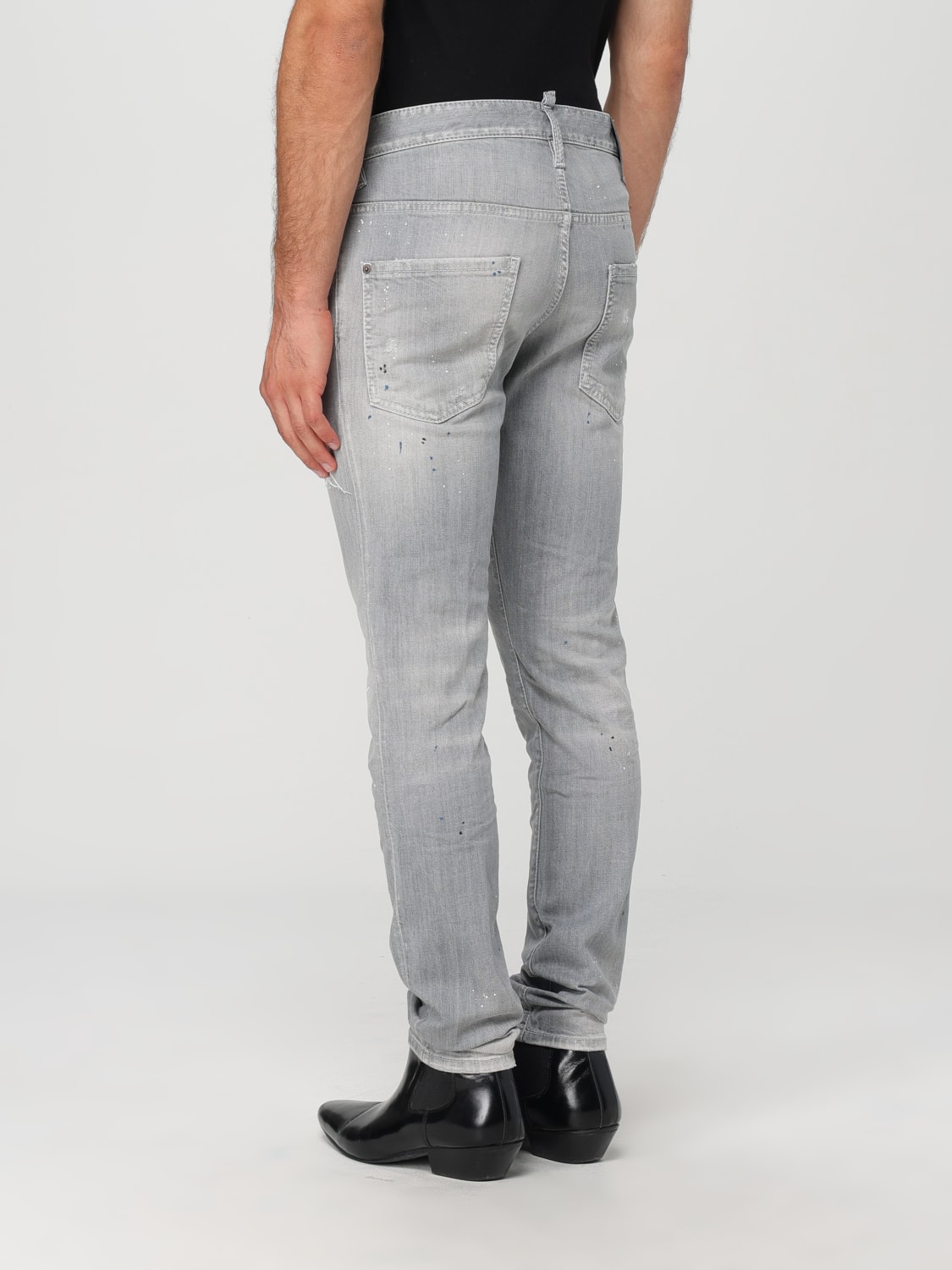 DSQUARED2 JEANS: Jeans homme Dsquared2, Gris - Img 2