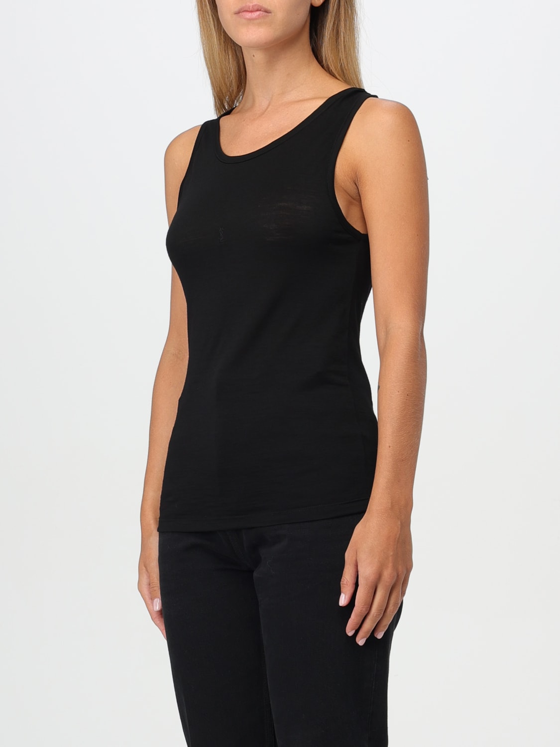 SAINT LAURENT TOP: Top woman Saint Laurent, Black - Img 4