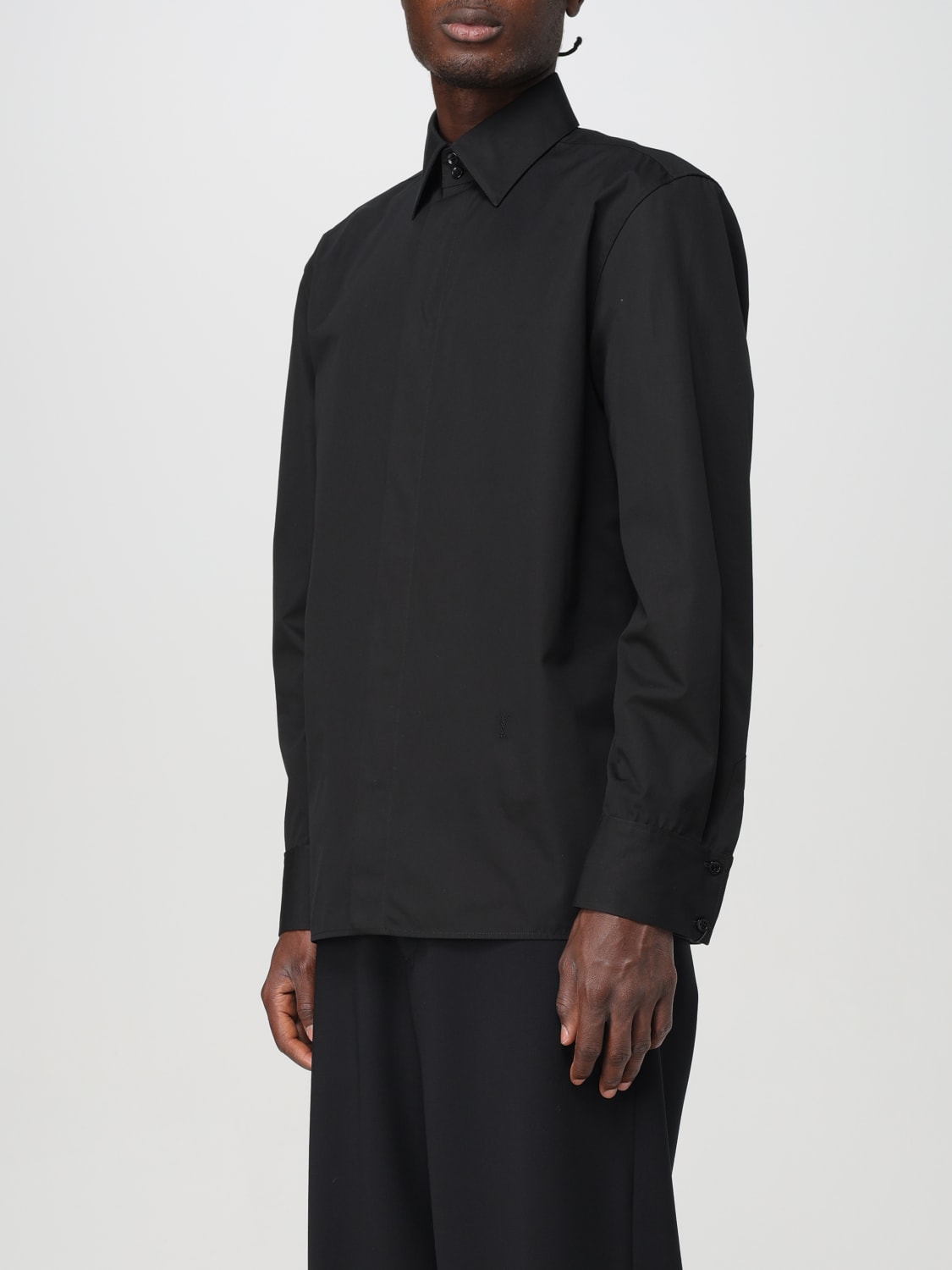 SAINT LAURENT SHIRT: Shirt men Saint Laurent, Black - Img 4