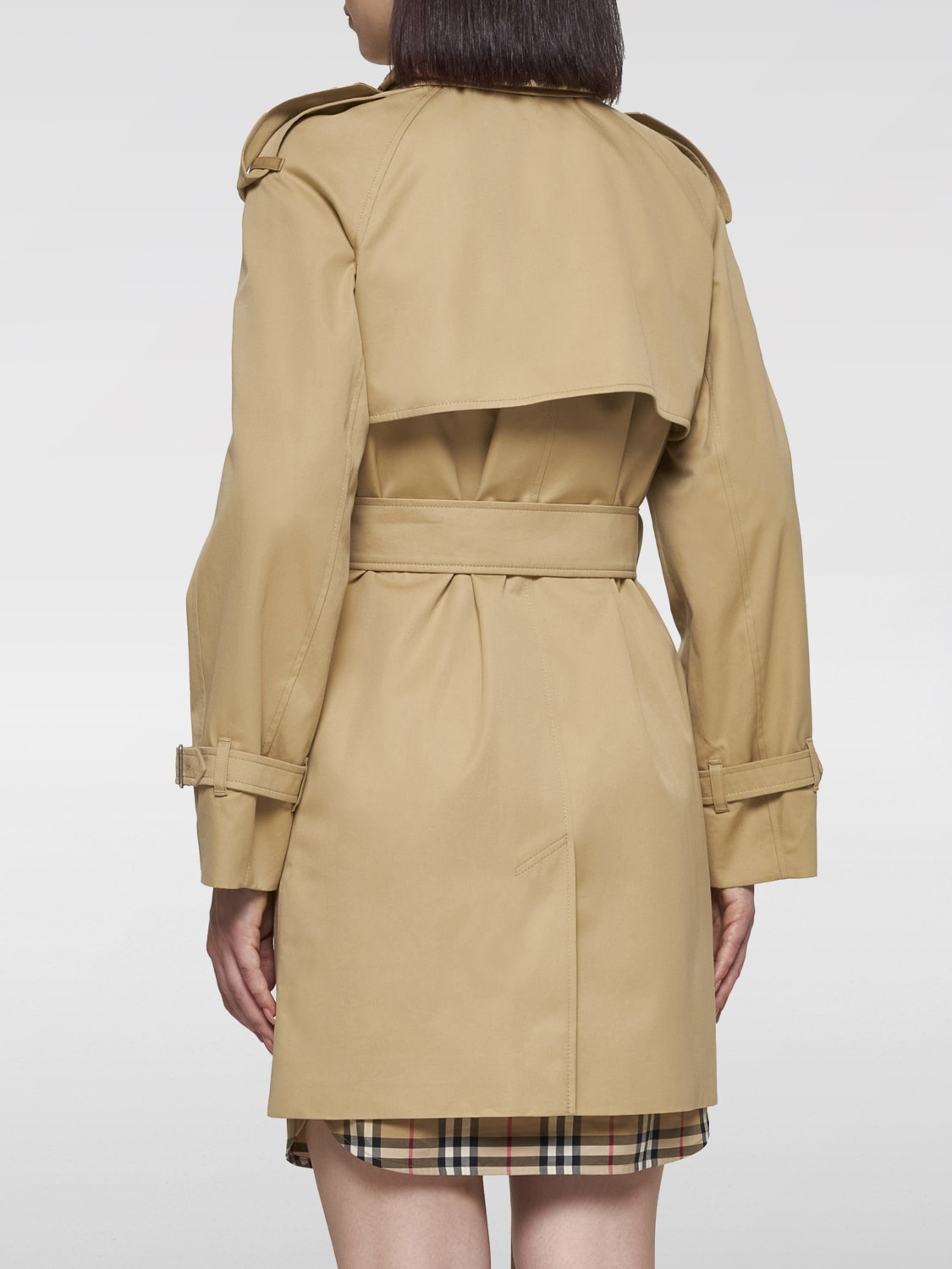 BURBERRY TRENCH COAT: Jacket woman Burberry, Beige - Img 2