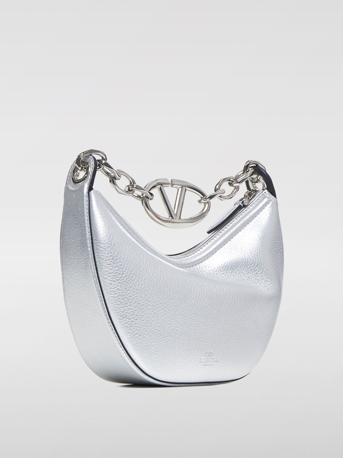 バッグ・カバンその他 VALENTINO GARAVANI Woman Mini bag Silver 5W2B0Q43ZJL S13 Valentino Garavani Outlet: Shoulder bag woman - Silver
