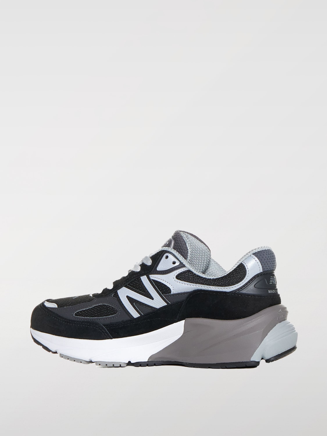 NEW BALANCE SNEAKERS: Sneakers Made in USA 990v6 New Balance in camoscio e mesh , Nero - Img 3