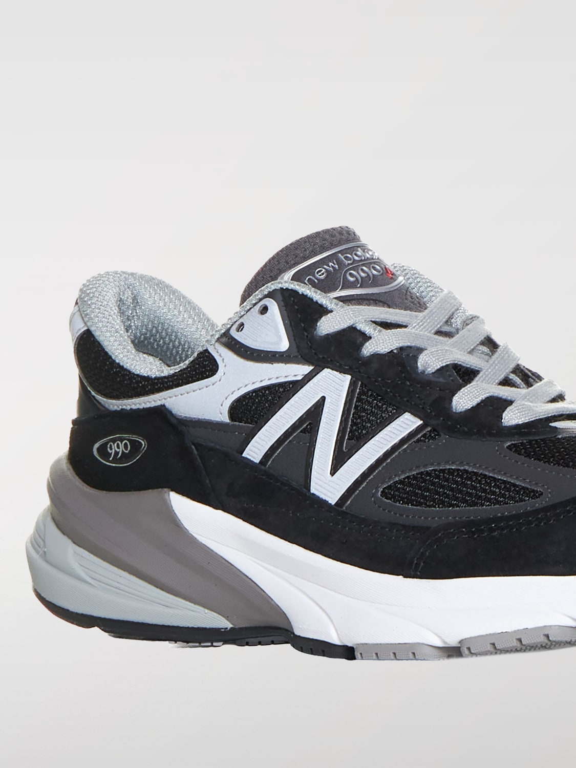 NEW BALANCE SNEAKERS: Sneakers Made in USA 990v6 New Balance in camoscio e mesh , Nero - Img 4