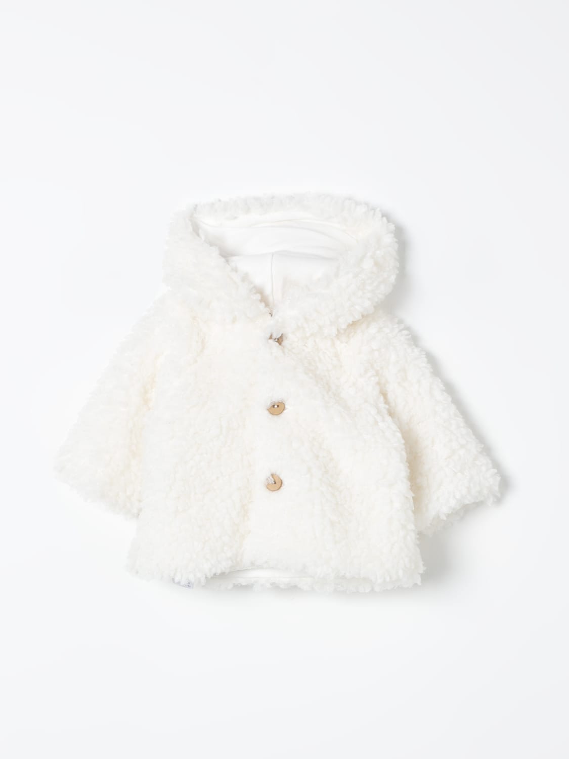 TEDDY & MINOU COATS: Coats kids Teddy & Minou, White - Img 1