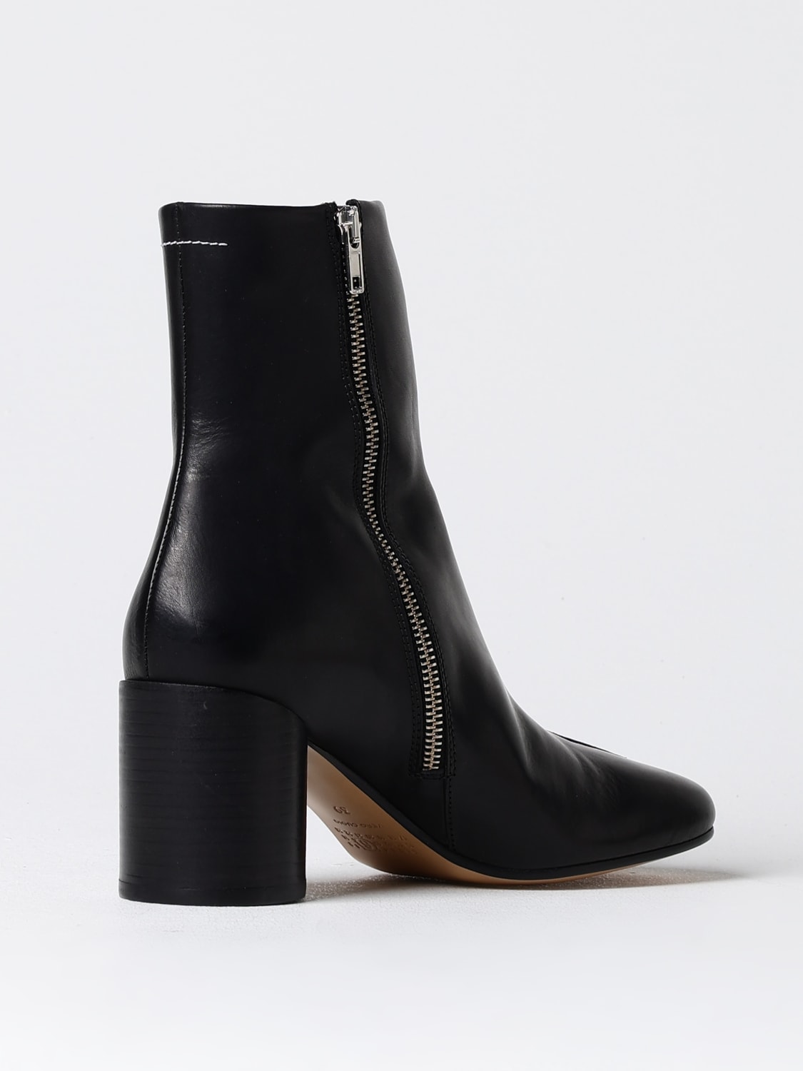 MM6 MAISON MARGIELA FLAT ANKLE BOOTS: Flat ankle boots woman Mm6 Maison Margiela, Black - Img 3