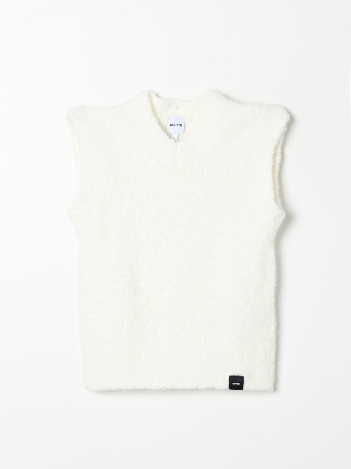 ASPESI WAISTCOAT: Sweater kids Aspesi, White - Img 1