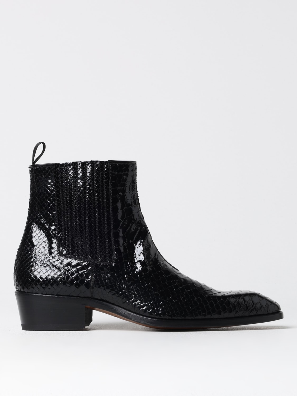 Giglio Stivaletto Tom Ford in pelle stampa cocco