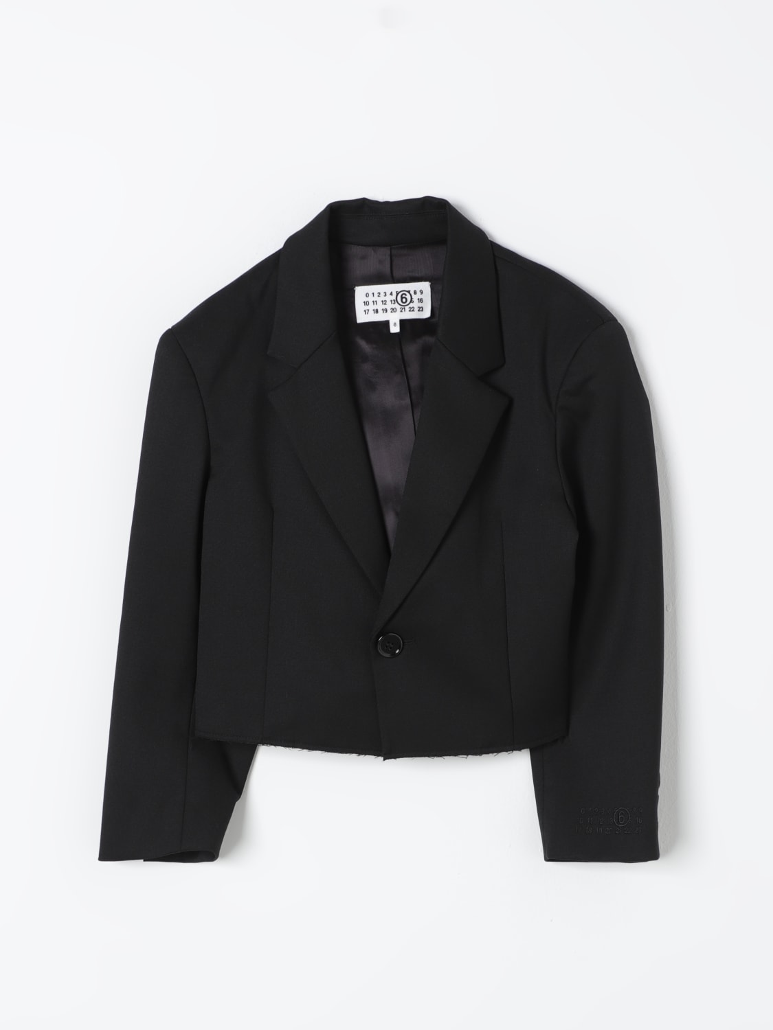 MM6 MAISON MARGIELA BLAZER: Jacket kids Mm6 Maison Margiela, Black - Img 1