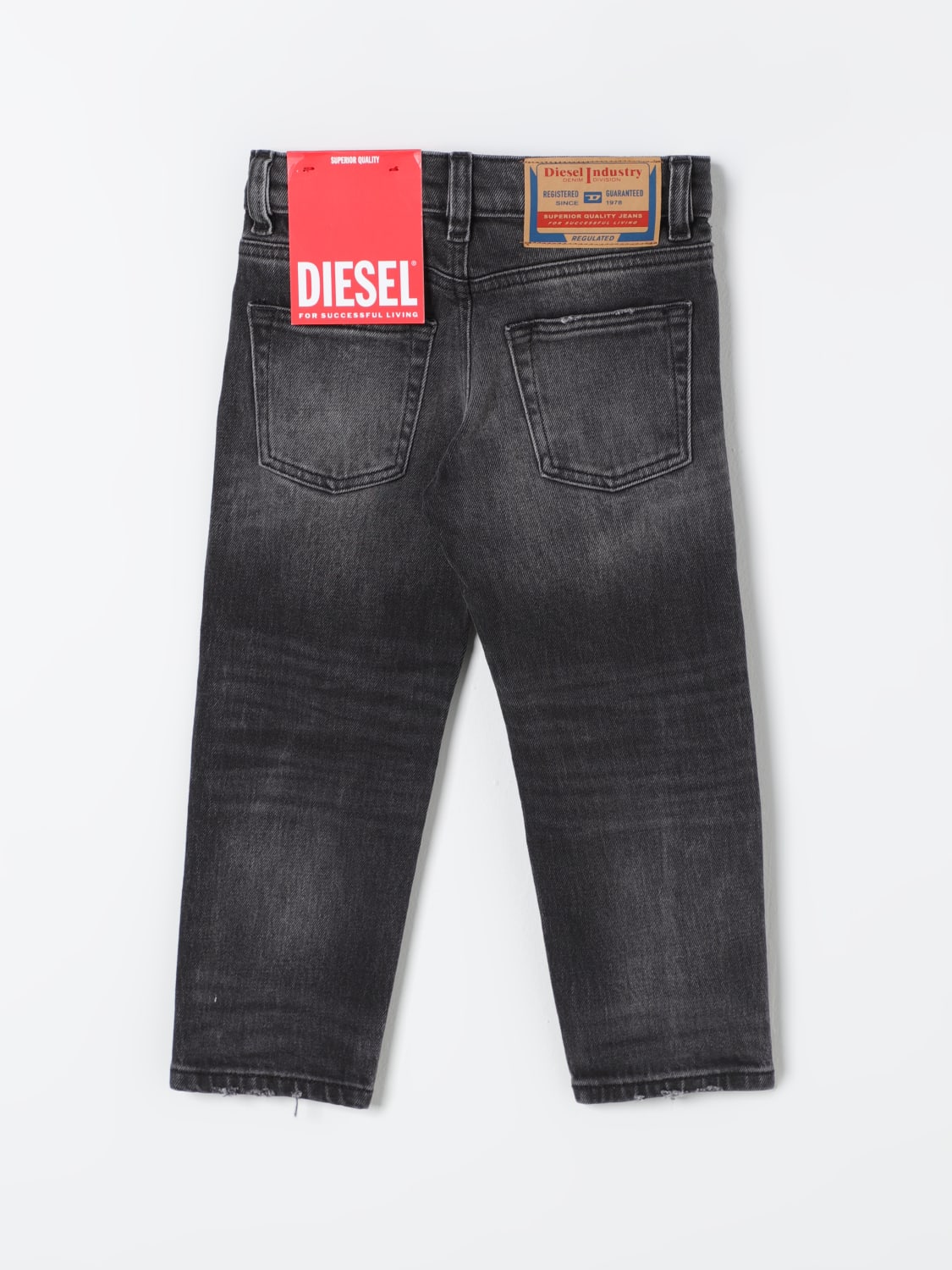 DIESEL JEANS: Jeans a 5 tasche Diesel, Nero - Img 2