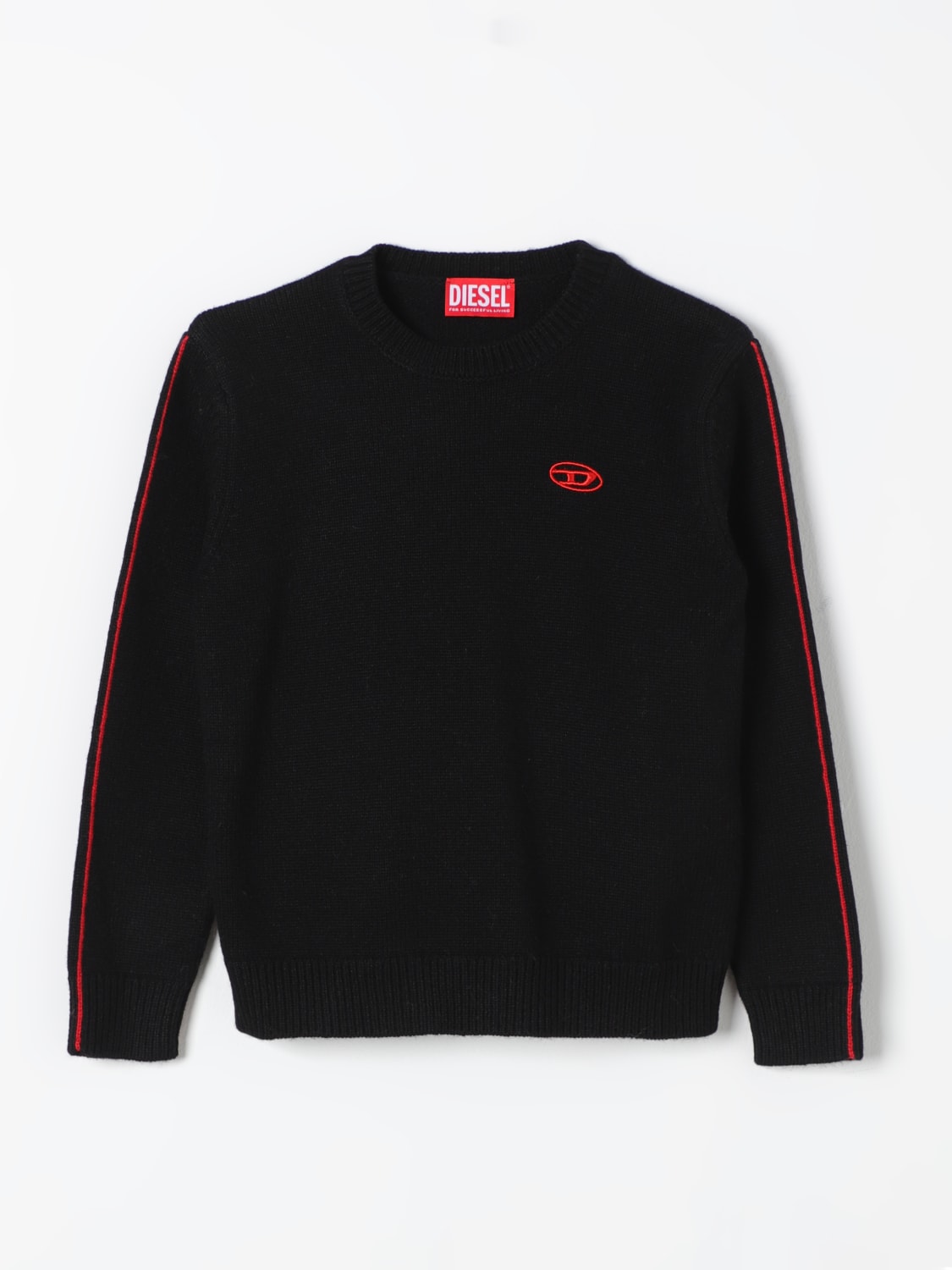 DIESEL SWEATER: Sweater kids Diesel, Black - Img 1