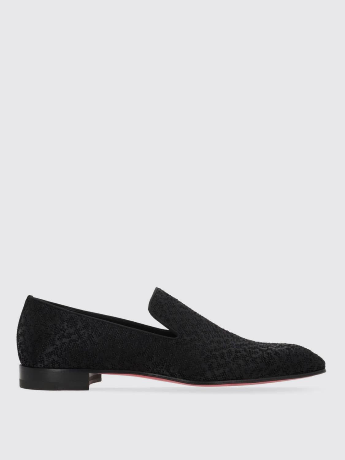 Giglio Mocassino Christian Louboutin in misto cotone jacquard