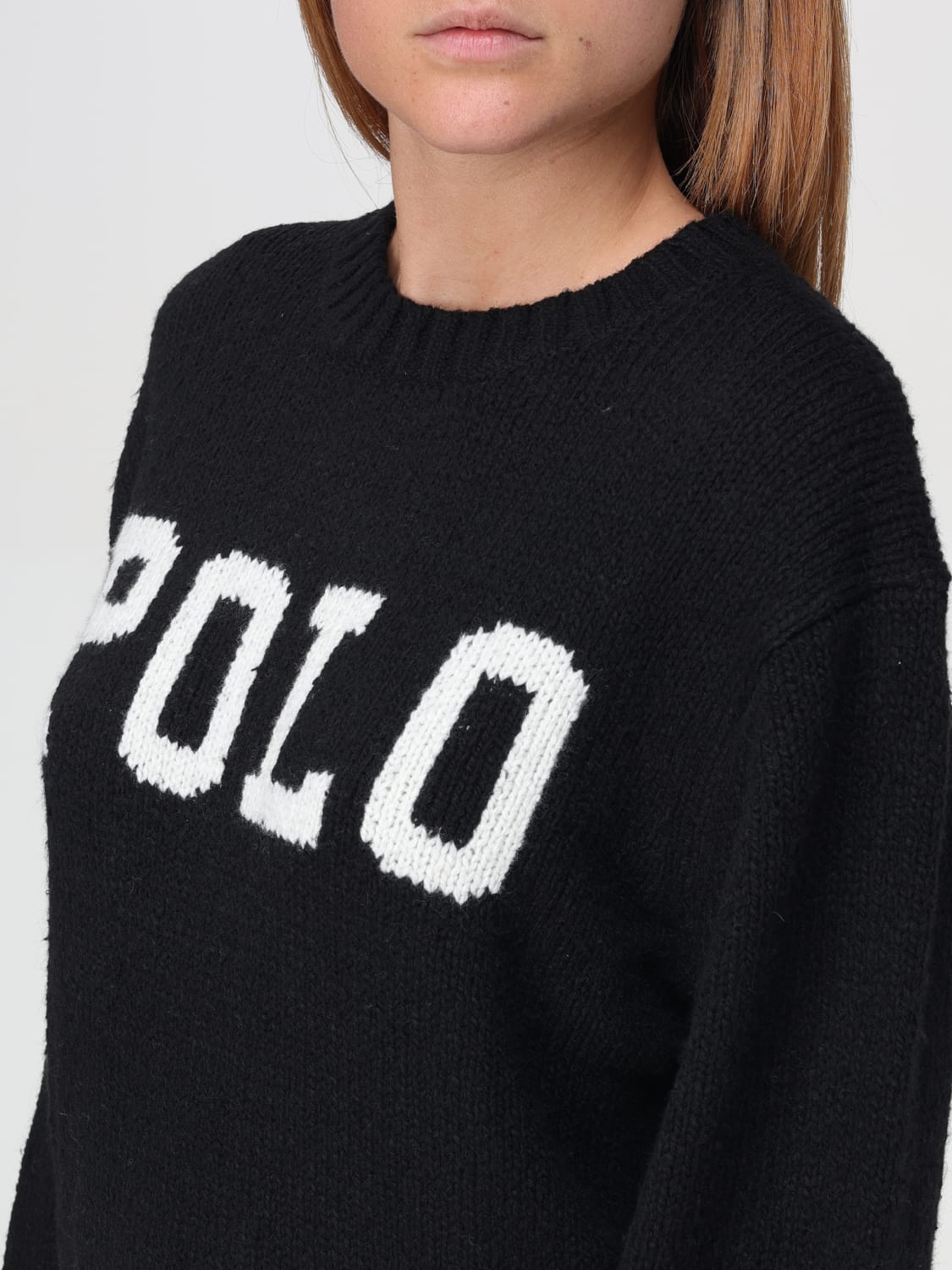 POLO RALPH LAUREN PULLOVER: Pullover damen Polo Ralph Lauren, Schwarz - Img 3