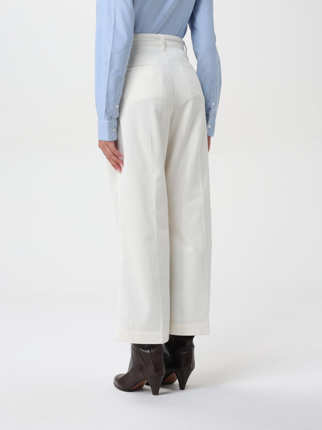 POLO RALPH LAUREN PANTS: Pants woman Polo Ralph Lauren, White - Img 2