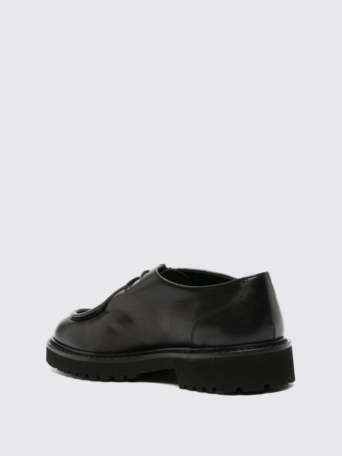 DOUCAL'S SCARPE STRINGATE: Derby Doucal's in pelle , Nero - Img 3