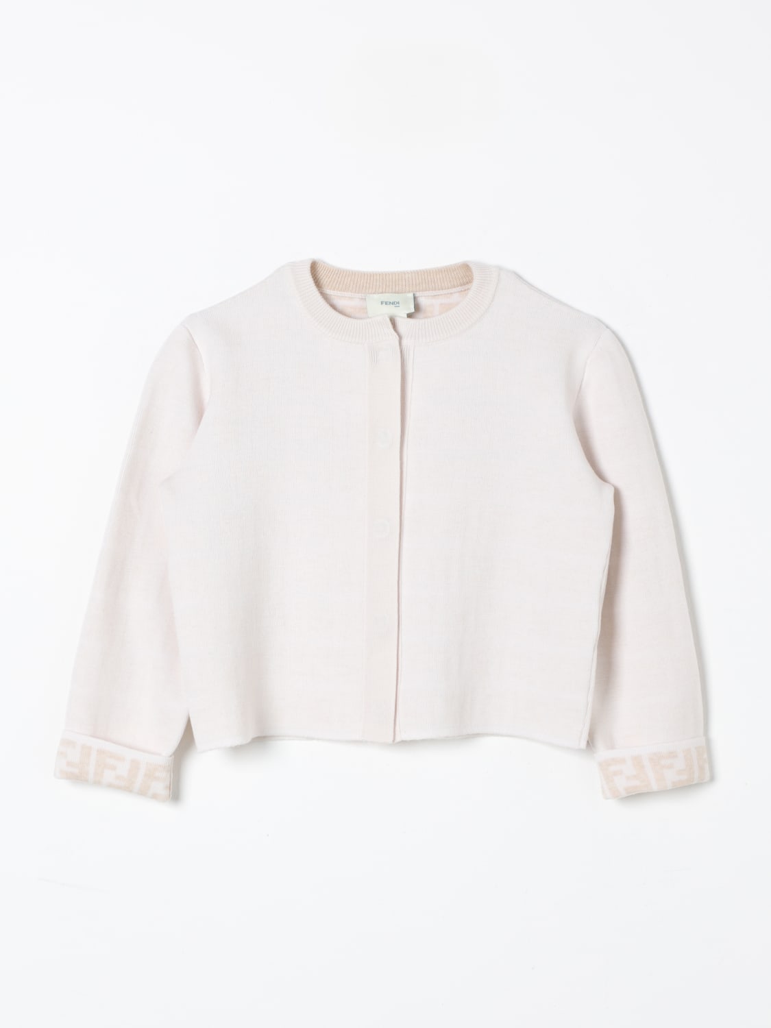 FENDI SWEATER: Sweater kids Fendi, White - Img 1