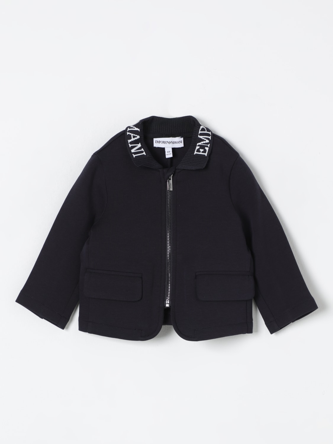 EMPORIO ARMANI：ジャケット ボーイ - ネイビー | GIGLIO.COMオンラインのEmporio Armani ジャケット  6DHGJM1JHSZ