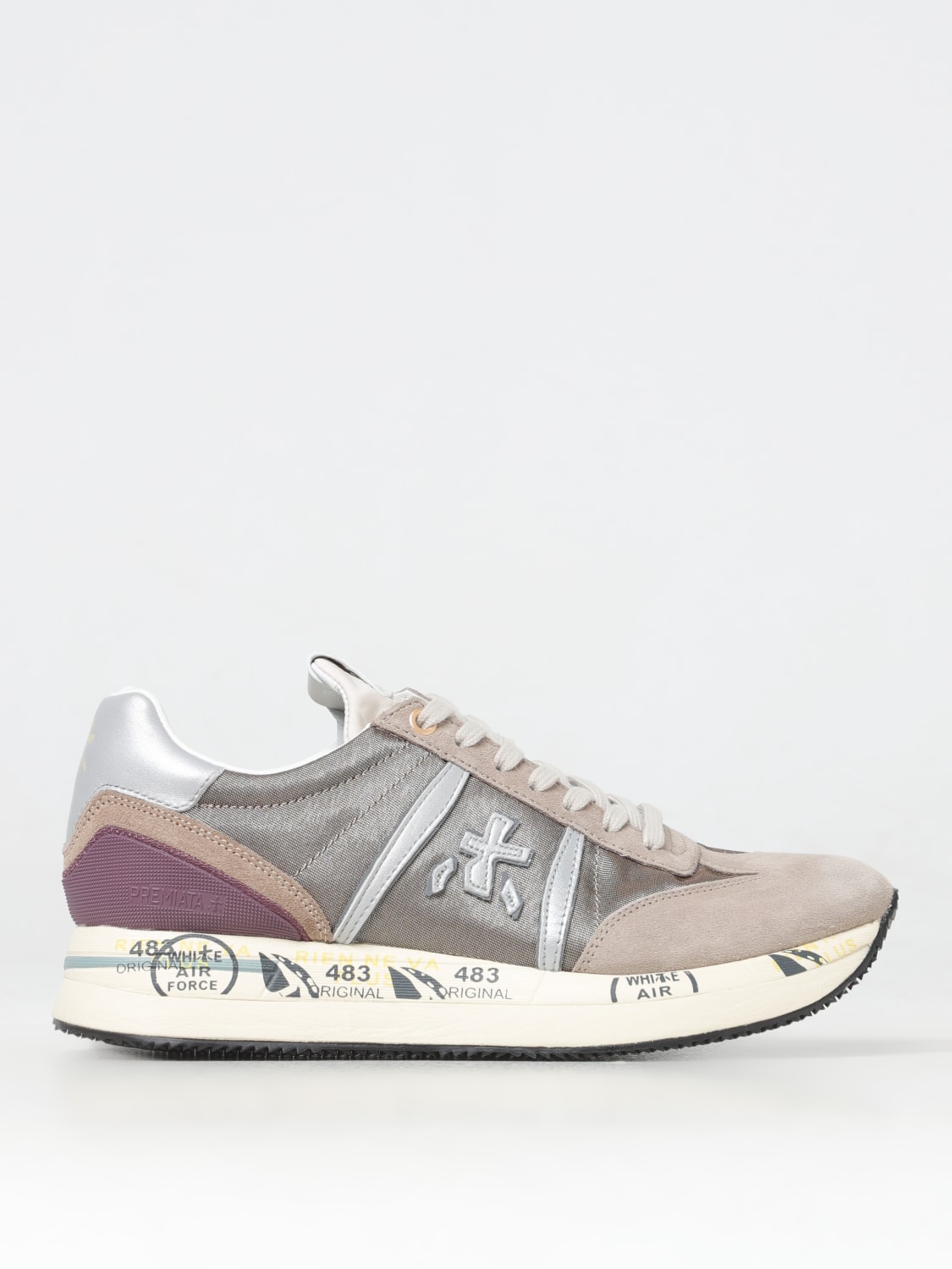 Giglio Sneakers Conny Premiata in pelle e mesh