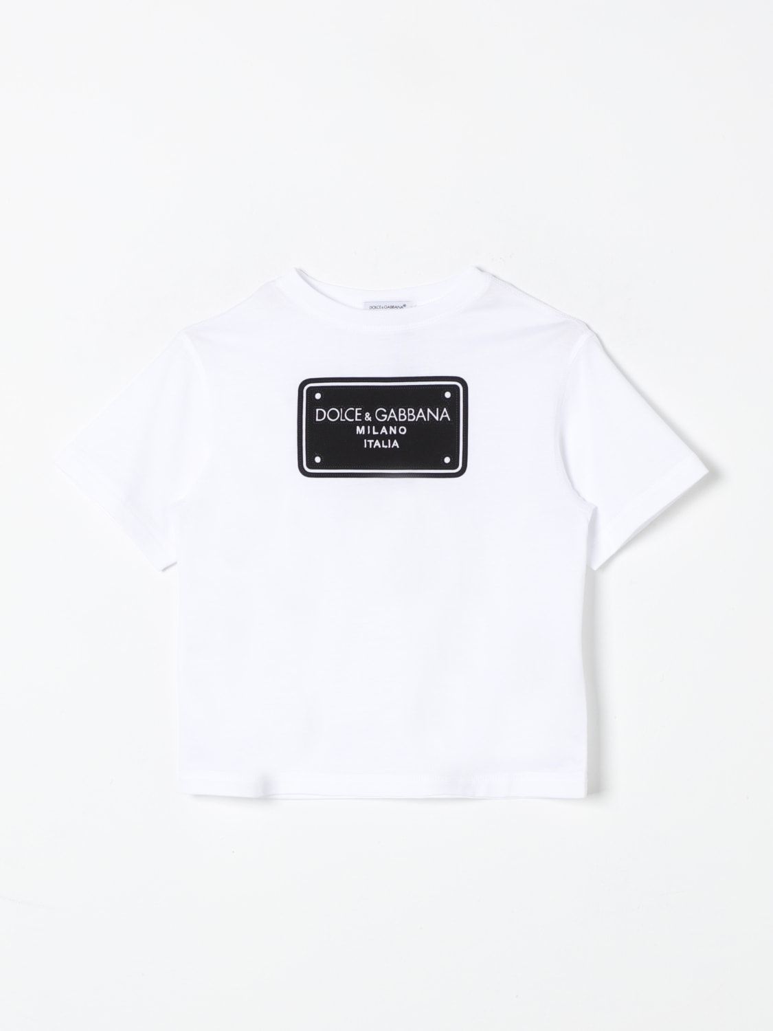 DOLCE & GABBANA Tシャツ: Tシャツ ボーイ Dolce & Gabbana, ホワイト - Img 1