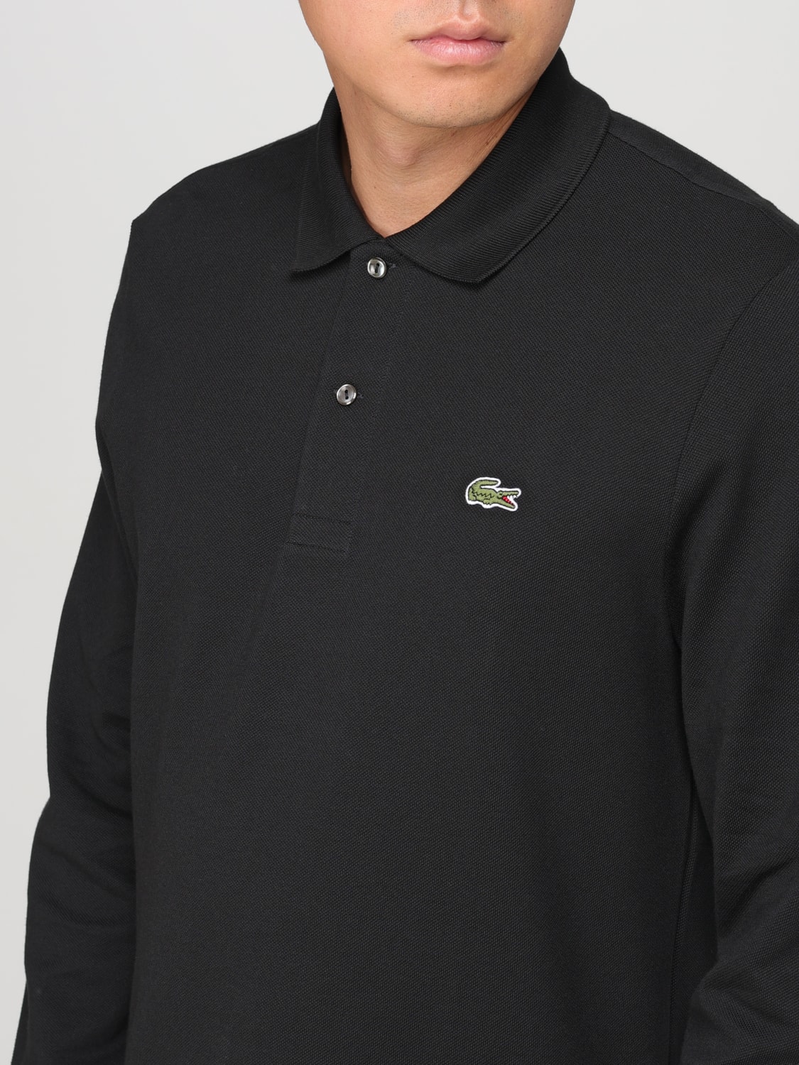 LACOSTE POLO SHIRT: Polo shirt men Lacoste, Black - Img 3