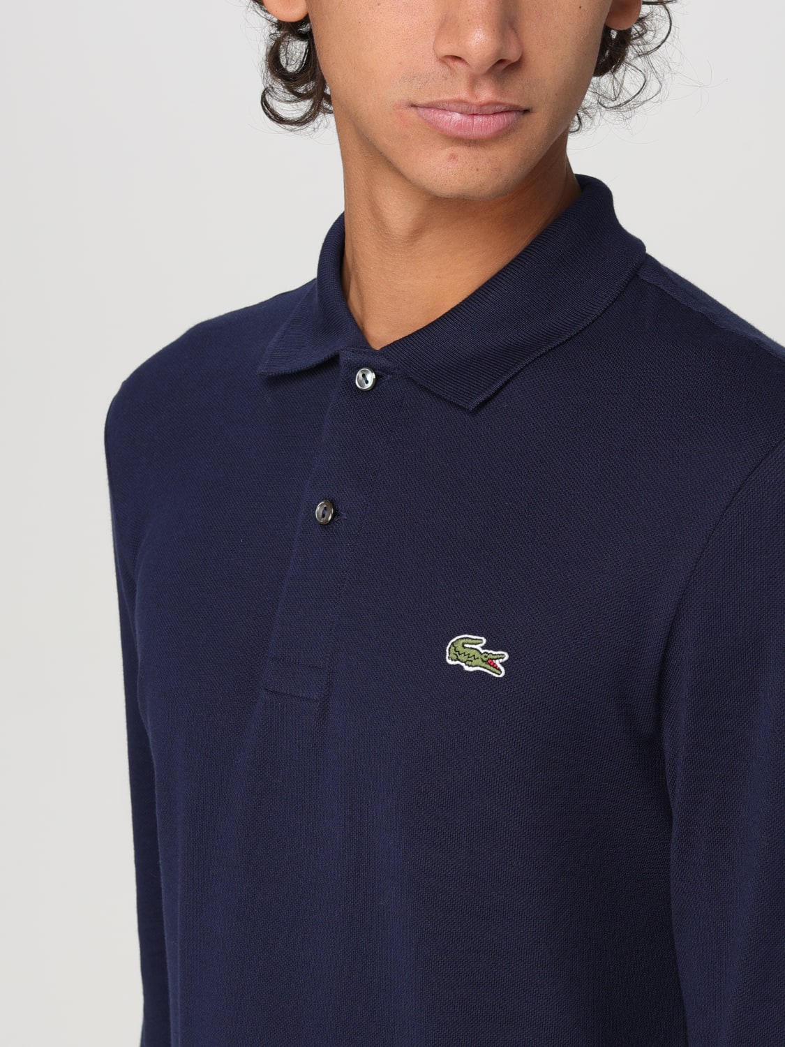 LACOSTE POLO SHIRT: Polo shirt men Lacoste, Blue - Img 3