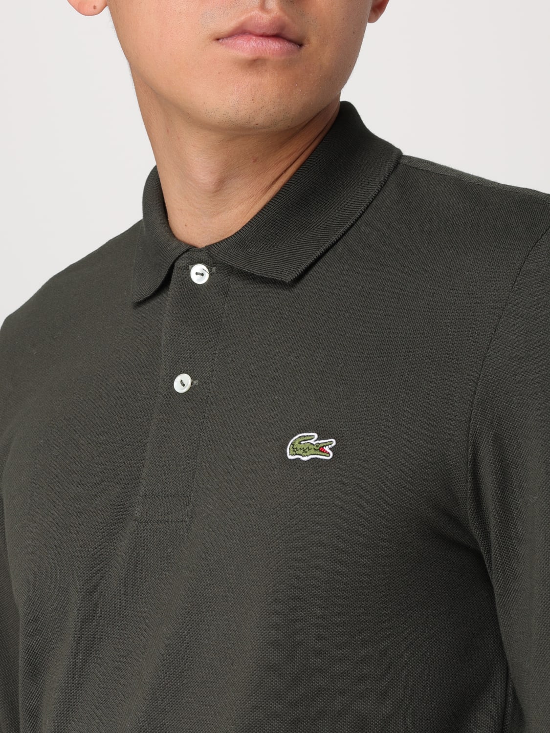 LACOSTE POLO SHIRT: Polo shirt men Lacoste, Green - Img 3